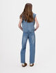 Blaue Gaucho-Mädchenjeans-2