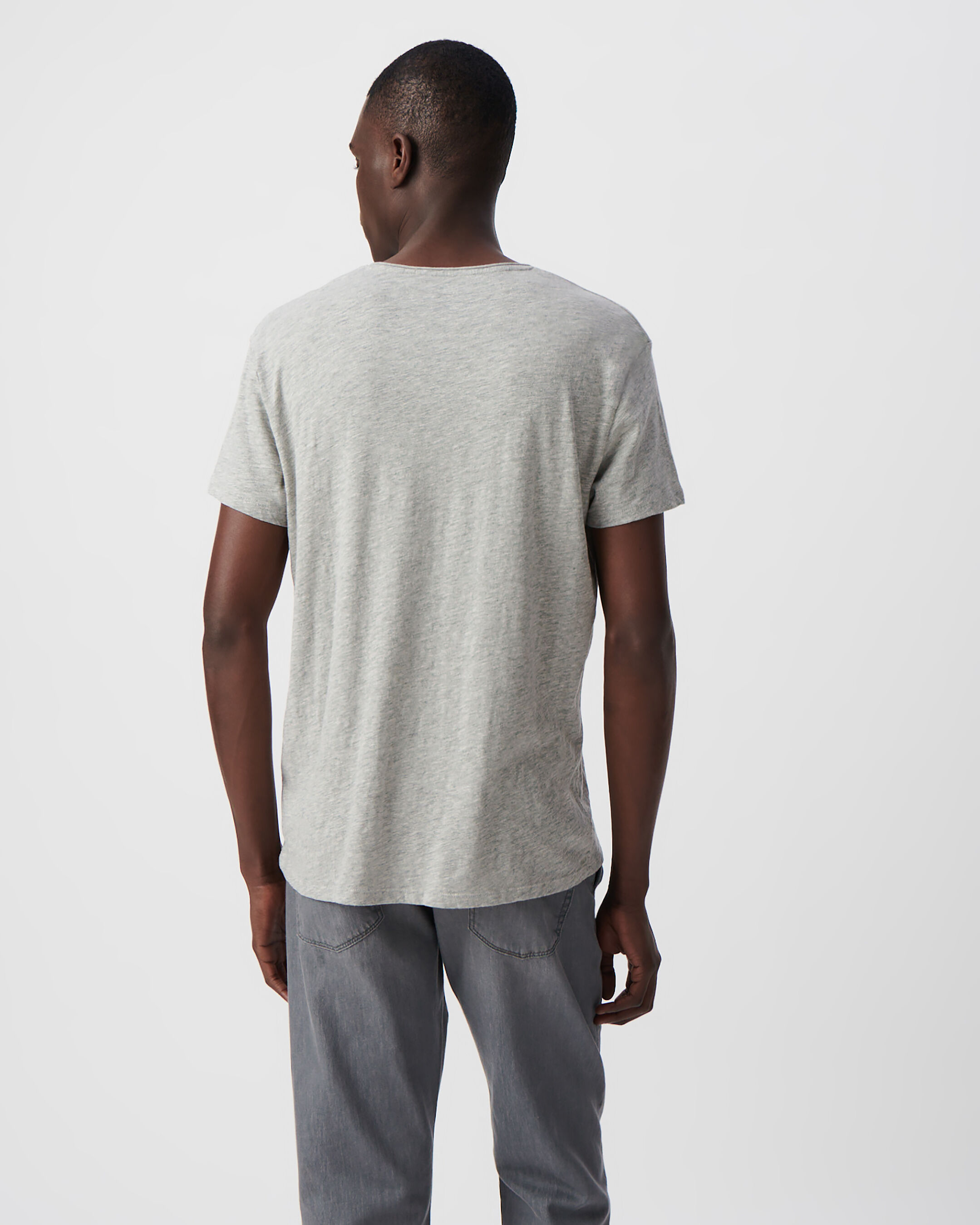 T shirt homme gris deals