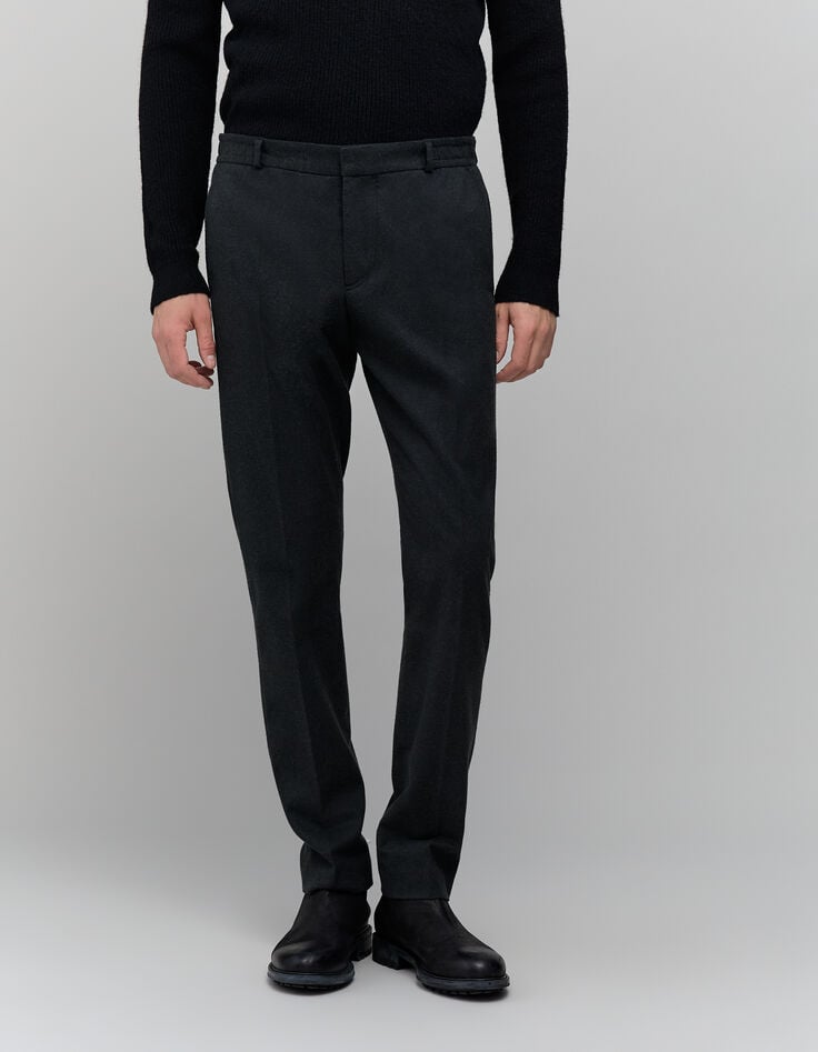 Pantalón antracita con cintura elástica para hombre-2 Pantalón antracita con cintura elástica para hombre-2