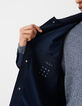 Veste marine seersucker COOLMAX Homme-5