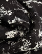 Chemise noire voile imprimé fleurs sauvages Femme-6