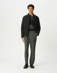 Sous-doudoune noire col montant Homme-6