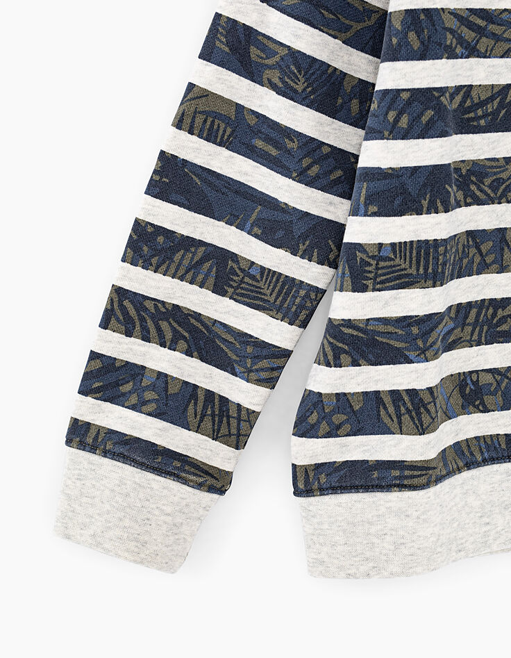 Sudadera mastic jaspeado de rayas estampadas niño -4 Sudadera mastic jaspeado de rayas estampadas niño -4
