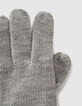 Gemêleerd middengrijze gebreide handschoenen jongens-3