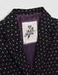 Chaqueta negra estampado minimalista niña-2