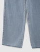 Blauwe baggy jeans biokatoen meisjes-6