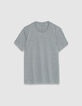 Graues DRY FAST T-Shirt Rundhalsausschnitt-6
