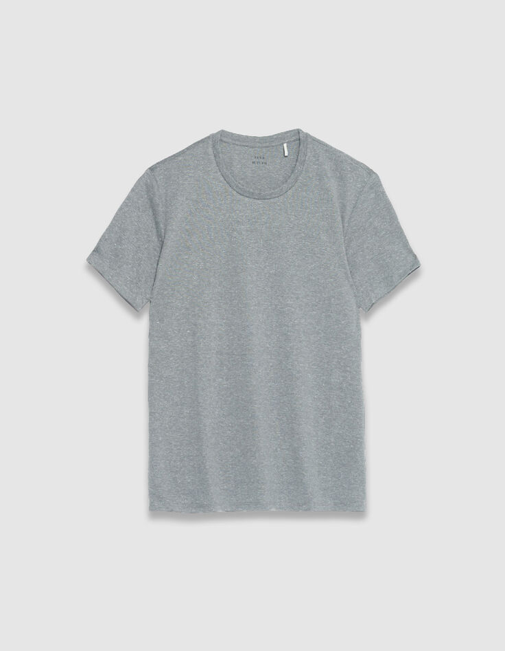 Graues DRY FAST T-Shirt Rundhalsausschnitt-6