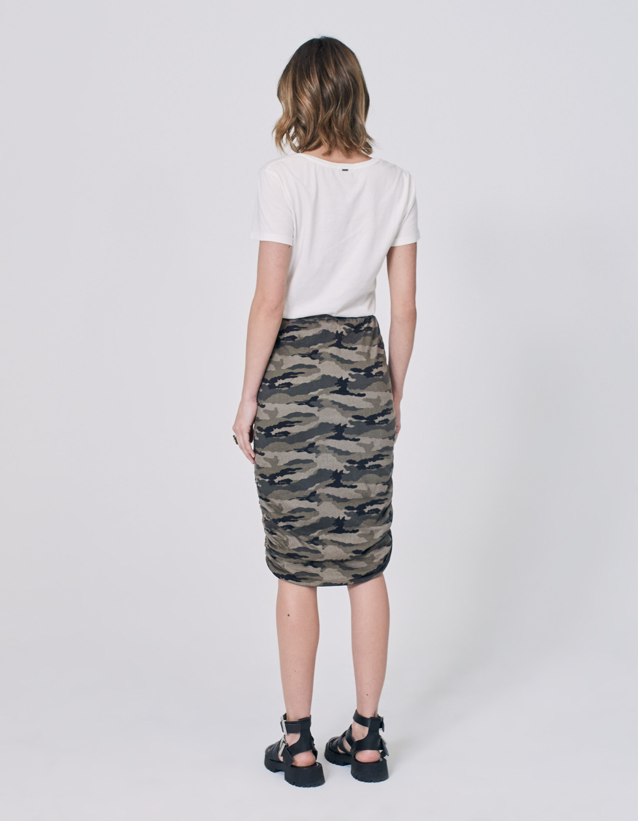 Jupe sales camouflage femme