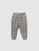 Omkeerbare jogging camel en rockprint babyjongens-7