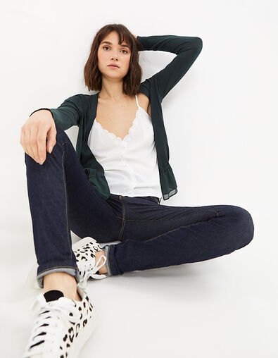 Jean slim brut taille haute I.Code - IKKS
