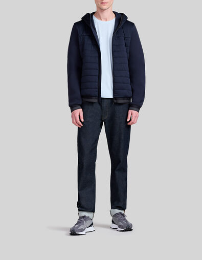 Chaqueta acolchada fina azul marino NANOTOP hombre - IKKS