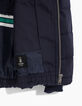 Doudoune marine bi-matière, doublure sherpa garçon-6