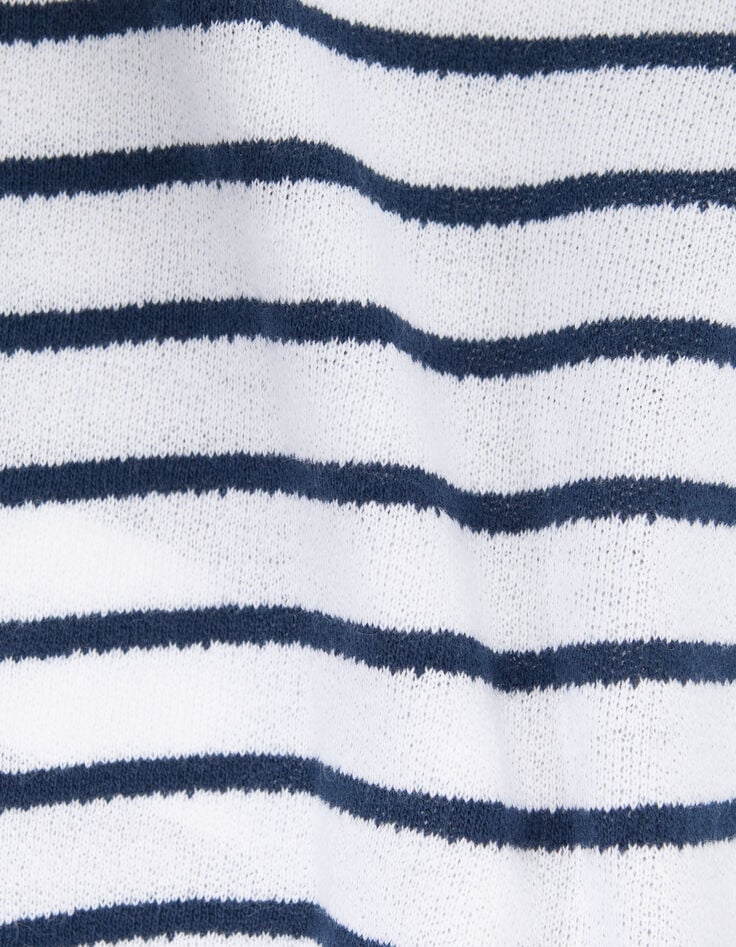 Matrozen-T-shirt biokatoen hartvormige tekst meisjes-6