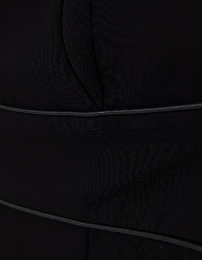 Zwarte jumpsuit Pure Edition gerecycleerd blote rug Dames - IKKS