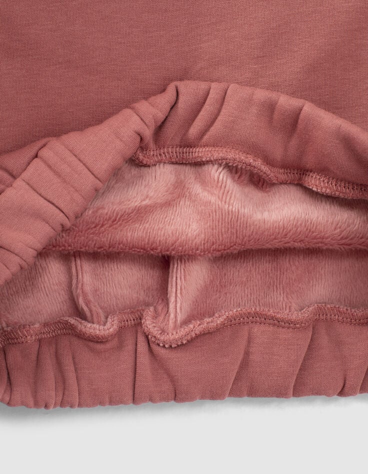 Sudadera rosa palo capucha gafas ni&ntilde;a-5