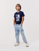 Jean JOGGER BATTLE bleu Waterless garçon-1