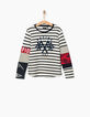 Boys’ striped T-shirt-1