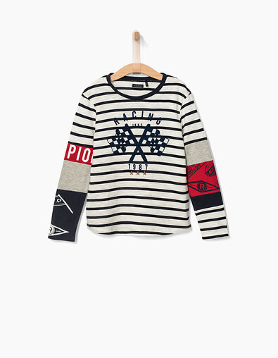 Boys’ striped T-shirt - IKKS