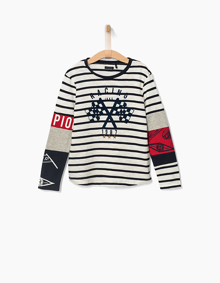 Boys’ striped T-shirt-1