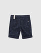 Bermuda navy motif camouflage garçon -3