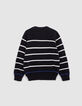 Pull marinière coton bio tricot fantaisie garçon-3