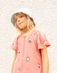 Camiseta coral oscuro bordados ni&ntilde;a-6