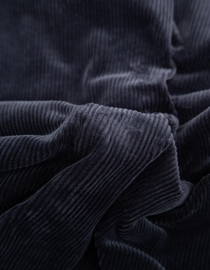 Zweilagiges Kapuzenüberhemd für Jungen, marineblau-8
