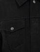 Men’s black nubuck leather jacket-5