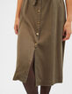 I.Code khaki mid-length safari dress-2