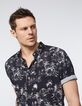Chemise REGULAR noire esprit toile de Jouy Homme-2