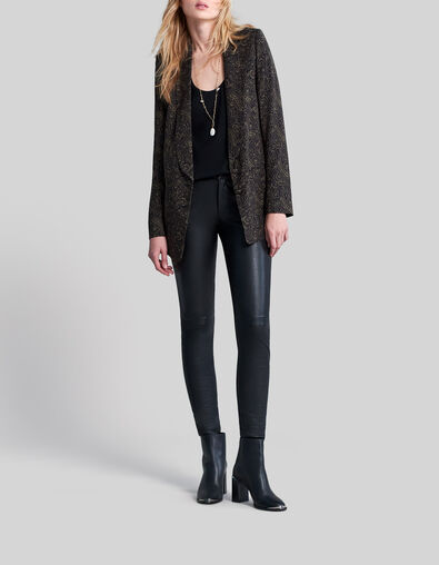 Chaqueta caqui LENZING&trade; ECOVERO&trade; cachemira floral Mujer - IKKS