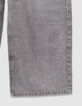 Boys’ faded grey super baggy jeans-5