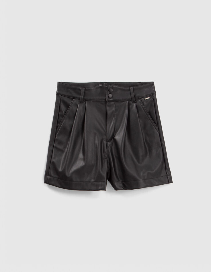 Shorts negros rockeros niña-1