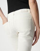 Jean slim blanc Powerstretch laçage poches Femme-4