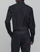 Pure Edition-Men&rsquo;s black SLIM shirt, embroidered lightning-3
