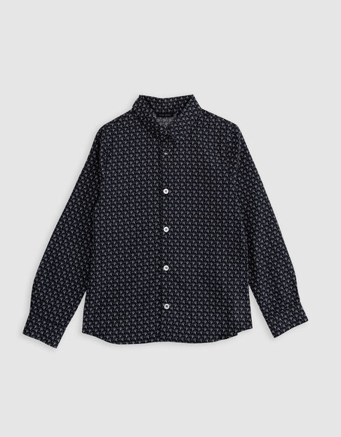 Camisa amarilla tejido Liberty flores niño - IKKS