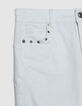7/8 witte slim jeans met hoge taille Nina Dames-2
