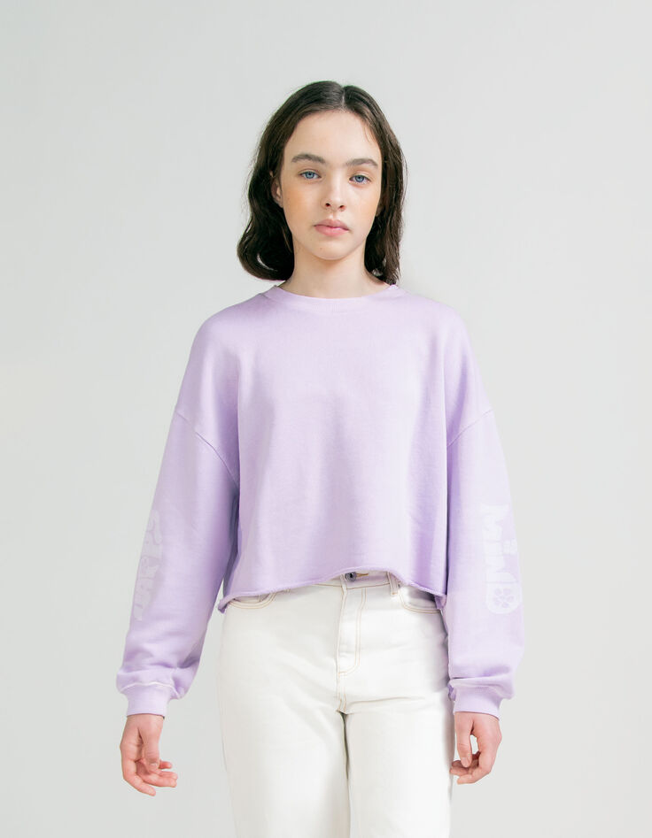 Lilac Cropped Tee