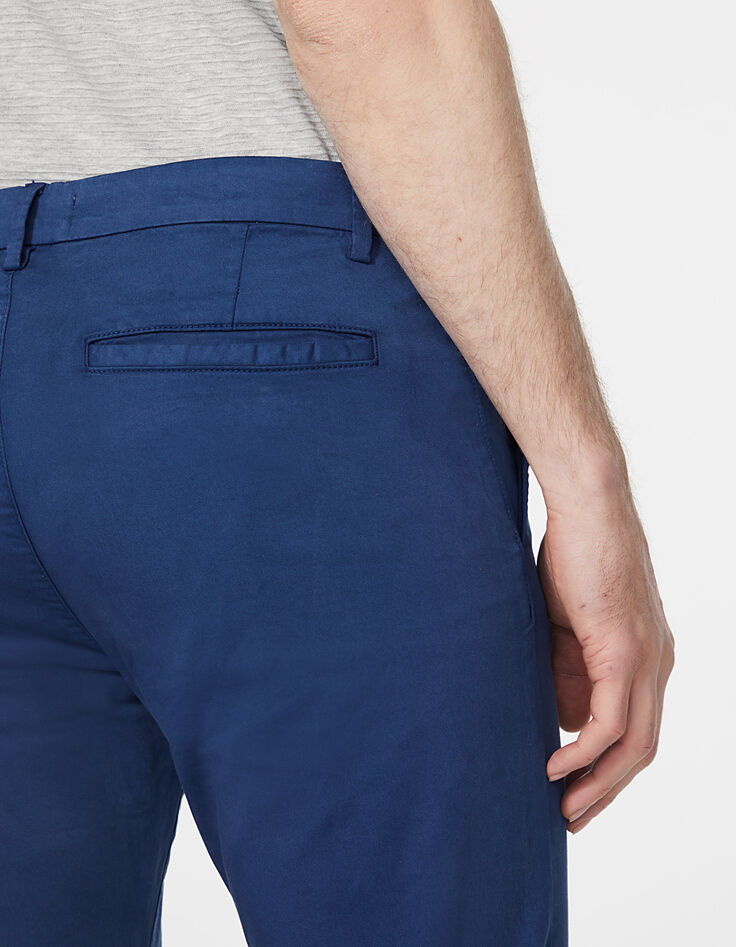 Men's blue SLIM chinos-5 Men's blue SLIM chinos-5