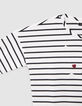 Cremewei&szlig;es, besticktes M&auml;dchen-Ringelshirt, Biobaumwolle-6