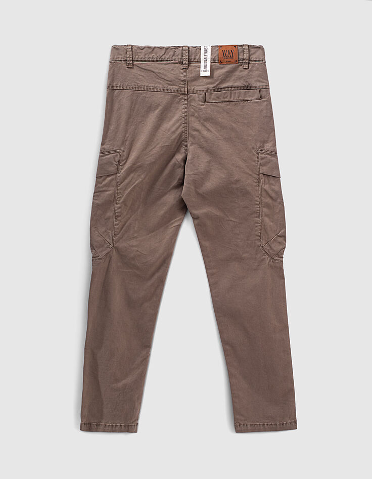 Pantalon battle kaki foncé garçon -3
