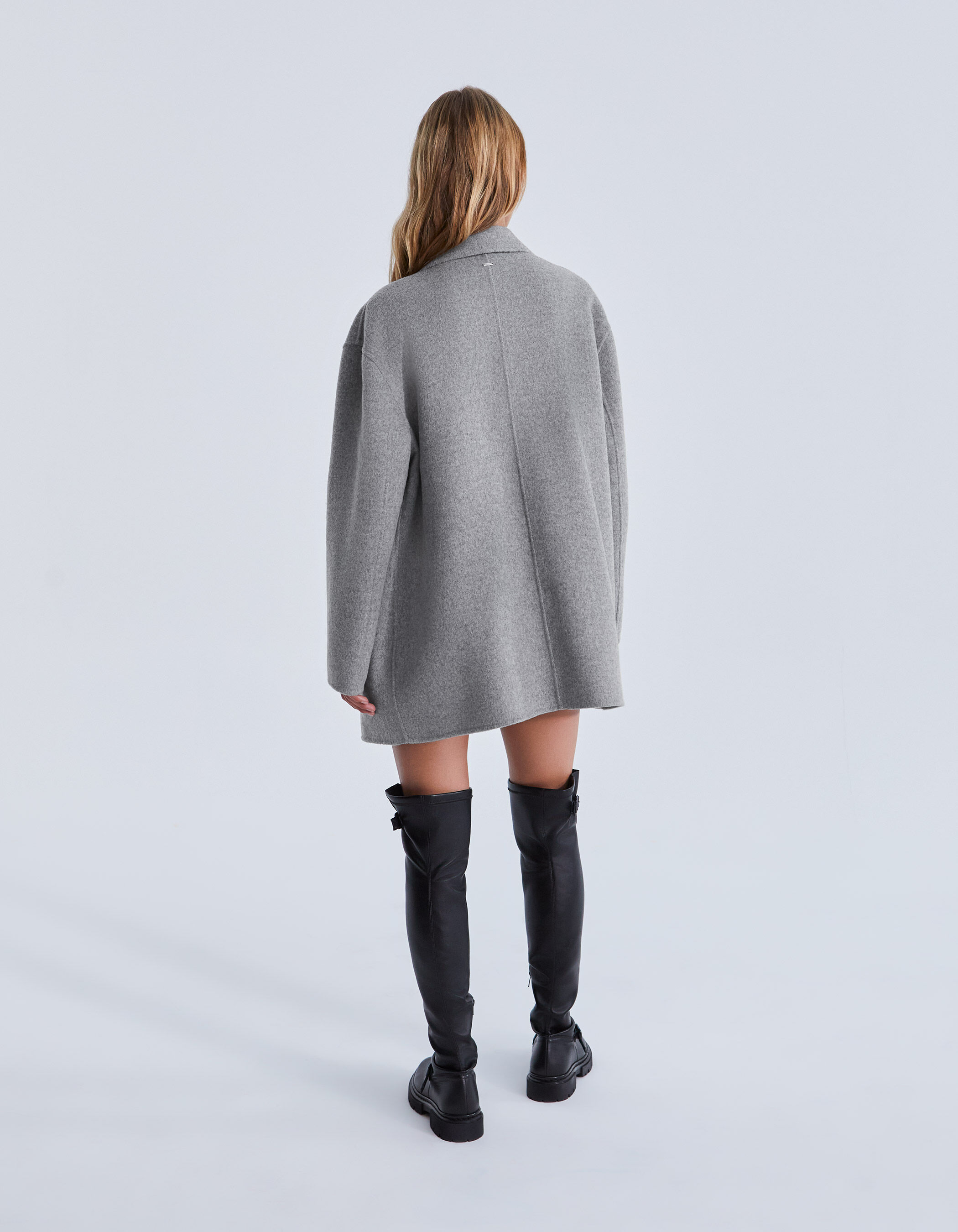 Manteau gris online chiné
