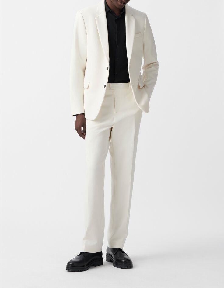 Veste de costume blanche Homme-1