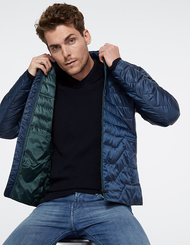 Anorak fino marino packable Hombre-1