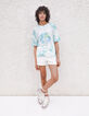 Camiseta tie & dye verde mensaje mujer-7