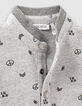 Baby boys’ medium grey marl mini motif polo shirt -2