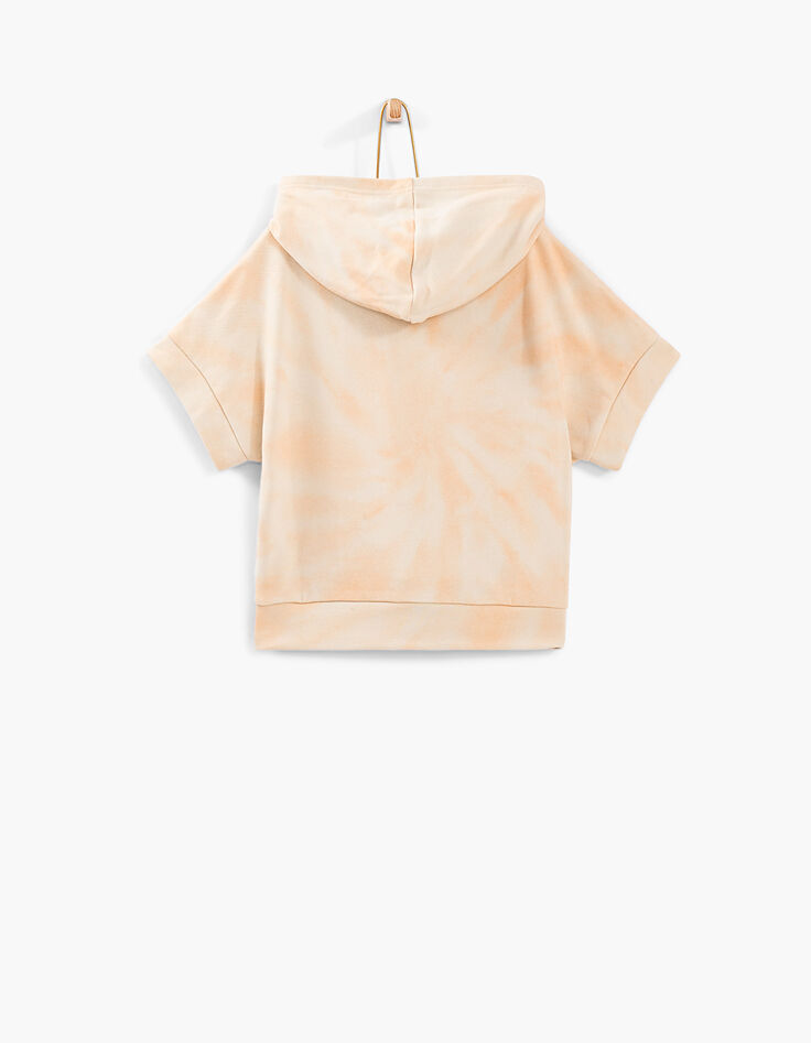 Sudadera blanco roto SUNSHINE coral niña-3