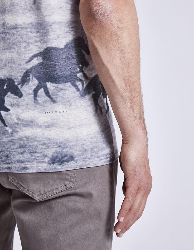 Tee-shirt wild "chevauchée sauvage" Homme-5