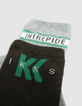 Baby Boy khaki und graue Socken-4